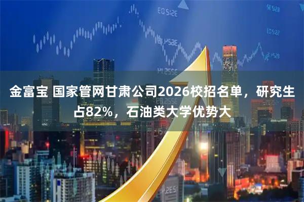 金富宝 国家管网甘肃公司2026校招名单，研究生占82%，石油类大学优势大
